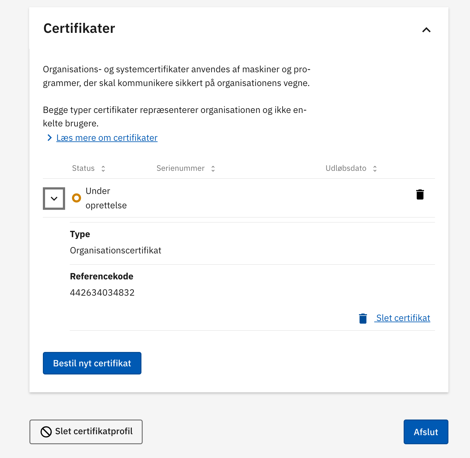 Select the one-time code identification method