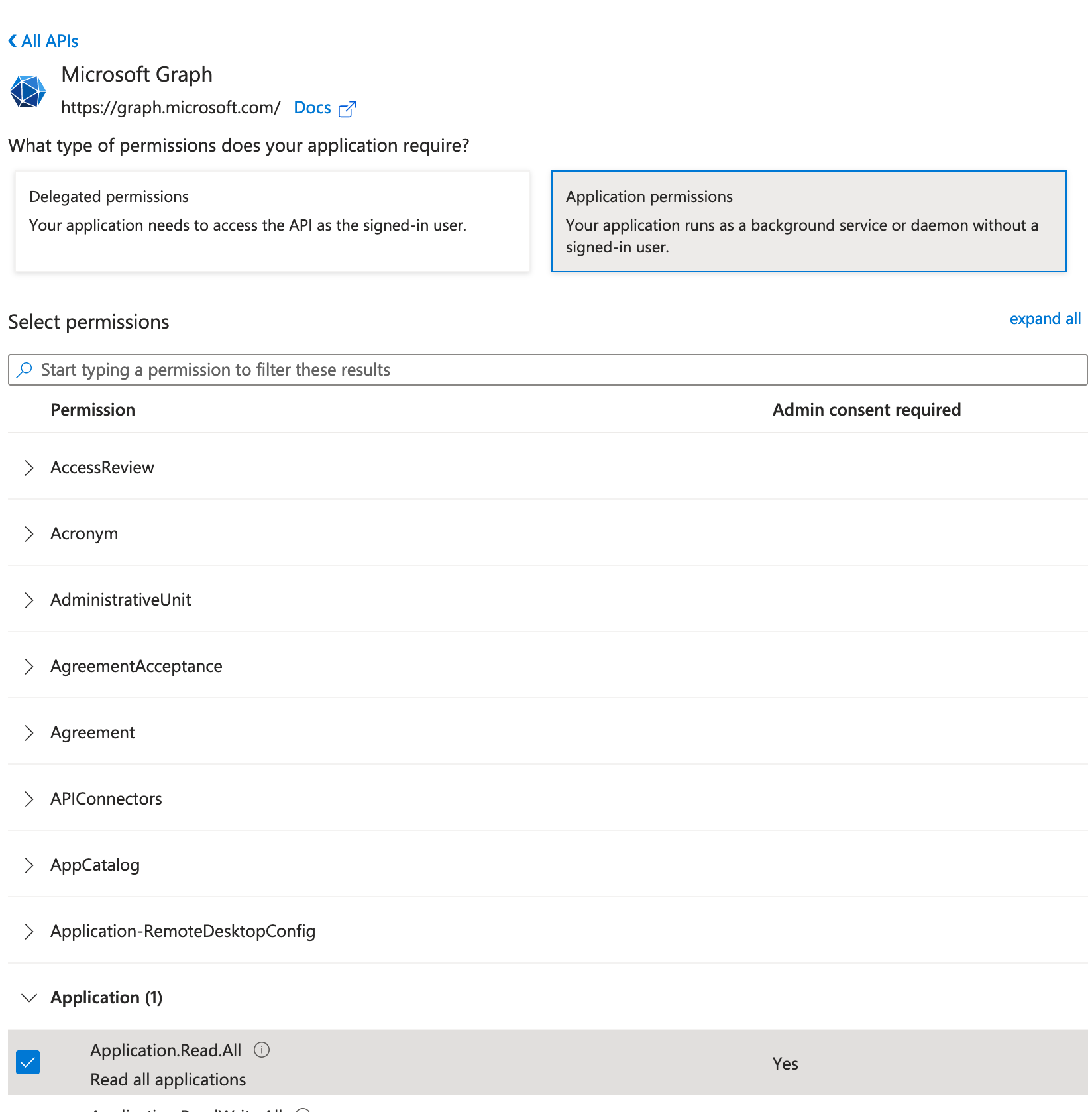 Azure permissions